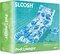Adjustable Backrest Pool Floats - Tropical Leaves Pool Lounger Floaties Adults with Cup Holders, Inflatable Tanning Float Rafts Chair Beach Lake Lounge